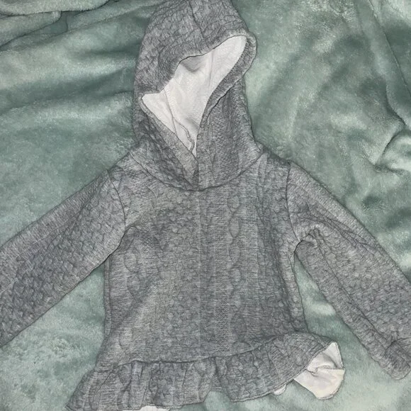 2-3 Year Toddler Girls Gray Heavy Lined Jacket And Pants - Picture 2 of 4